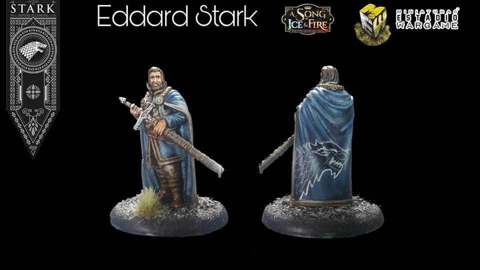 A song of ice and fire Cmon Eddar Stark by MIniaturas Estadio Wargame